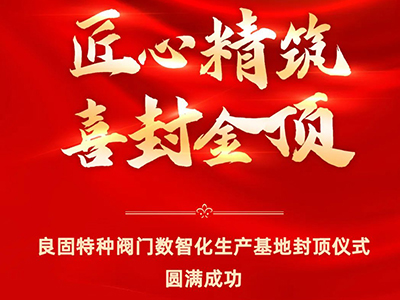 封顶大吉｜热烈庆祝抖圈特种阀门数智化生产基地喜封金顶